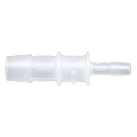 Cole Parmer Hose Barb Fitting, Straight Reducer, Polypropylene, Cleanroom, 3/8in IDx5/16in ID; 10PK C6-5PP-QC